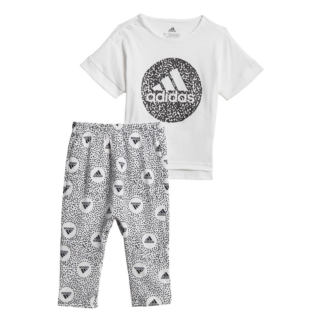 adidas Performance Set - Leggings/Hoodie - Grey Melange/Vivid
