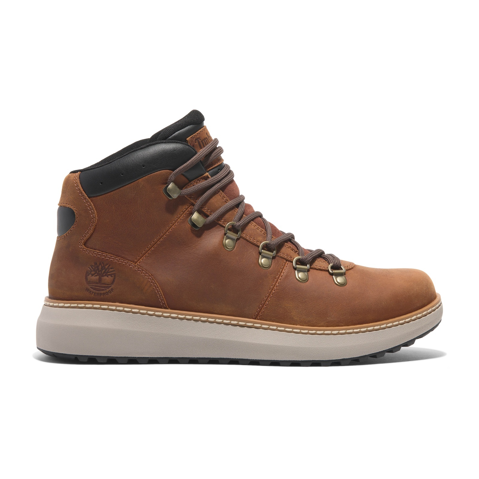 【完売入手困難】TIMBERLAND LEATHER SHOES Women's Stone Street Mid Lace Up Waterproof Boot