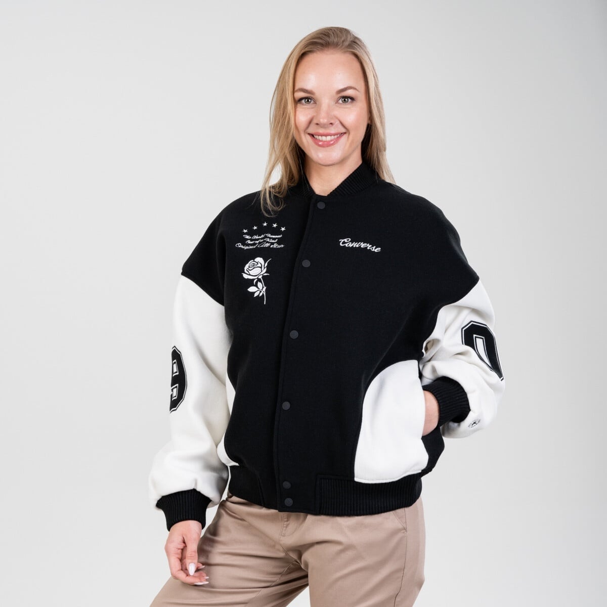 CONVERSE WOMEN'S VARSITY JACKET | Jackets and Parkas | Sportland