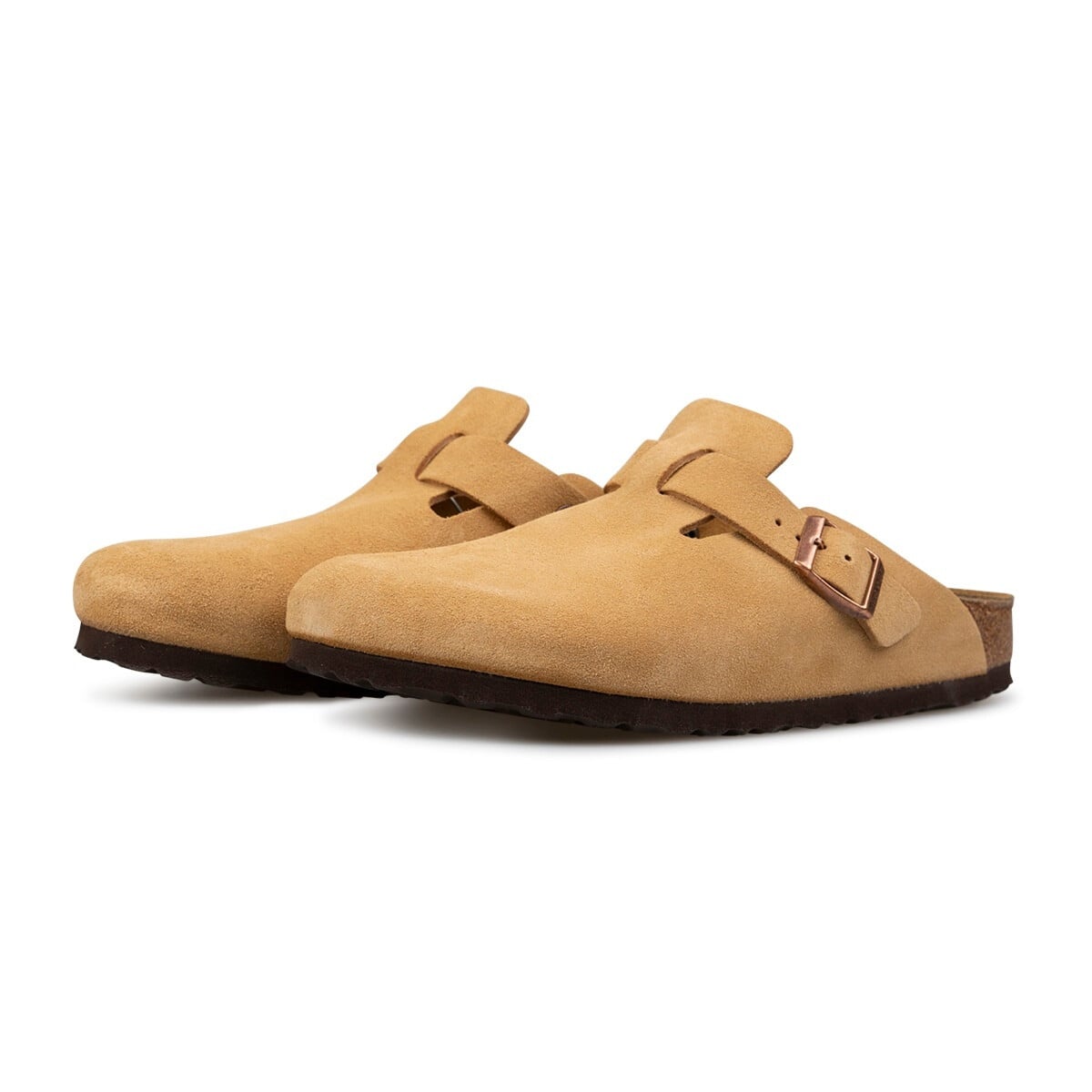 BIRKENSTOCK BOSTON SUEDE LEATHER - NARROW FIT | Sandals and flip