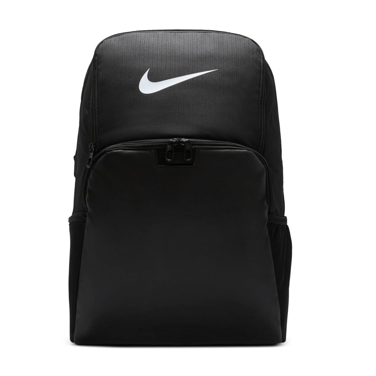 nike brasilia backpack size Black Medium Nike Brasilia Backpack In Black Two adjustable padded straps with a woven carry handle at the top of the bag and a black mesh design on the reverse Nike Brasilia 9.5 Training Backpack