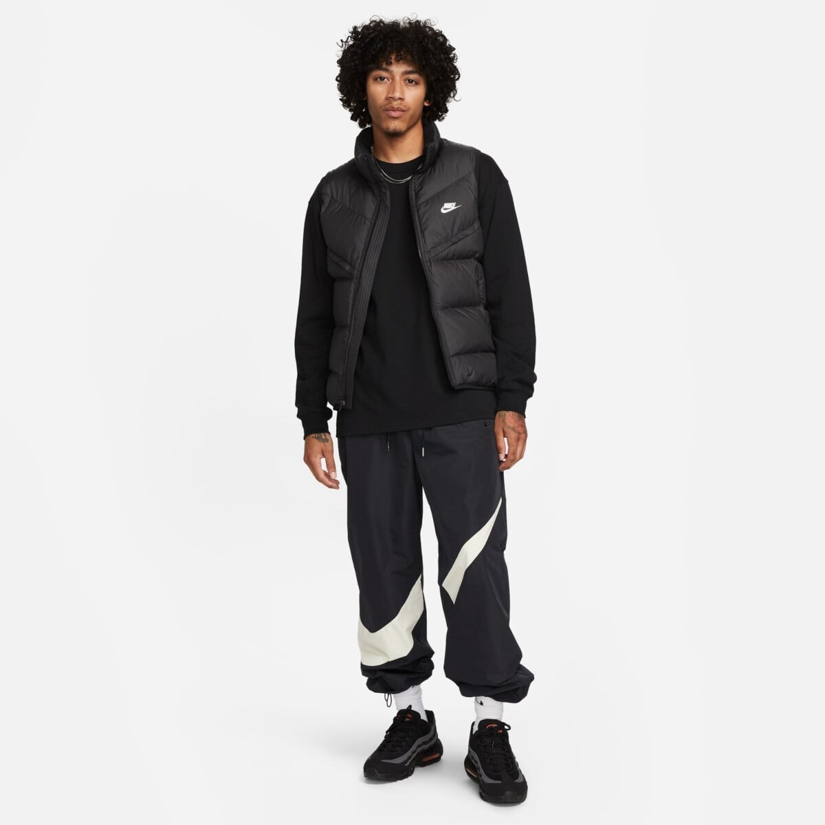 Nike Malbon STORM-FIT/ADV ベスト L ブラック NIKE STORM-FIT WINDRUNNER INSULATED VEST | Jackets and Parkas