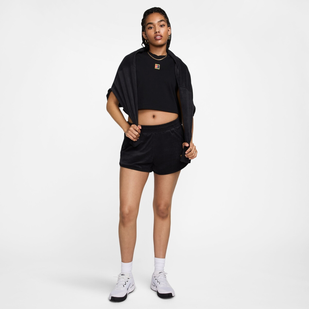 NIKE COURT HERITAGE WOMEN'S MID-RISE TENNIS SHORTS | Shorts