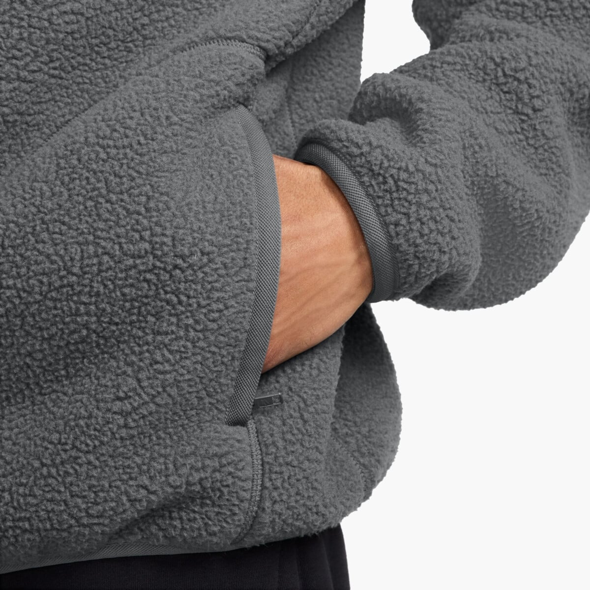 Nike スノーボードジャケット XL グレー/ブラック NIKE SPORTSWEAR CLUB MEN'S FLEECE JACKET | Hoodies and Sweatshirts