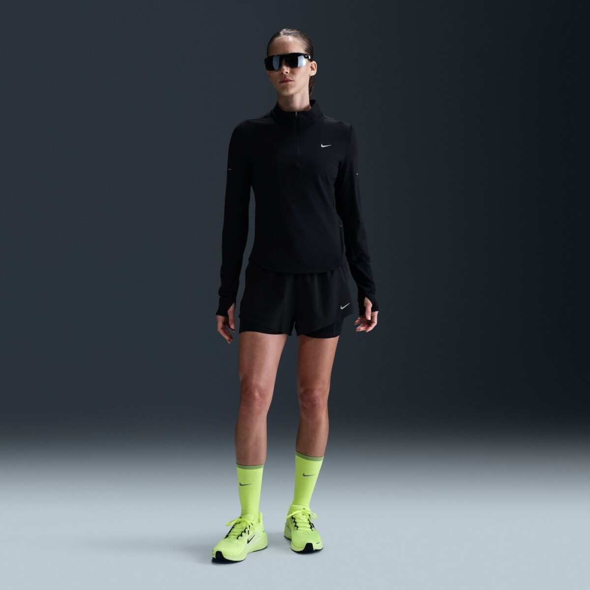 NIKE SWIFT DRI-FIT UV 1/4-ZIP RUNNING TOP | Tops and Shirts