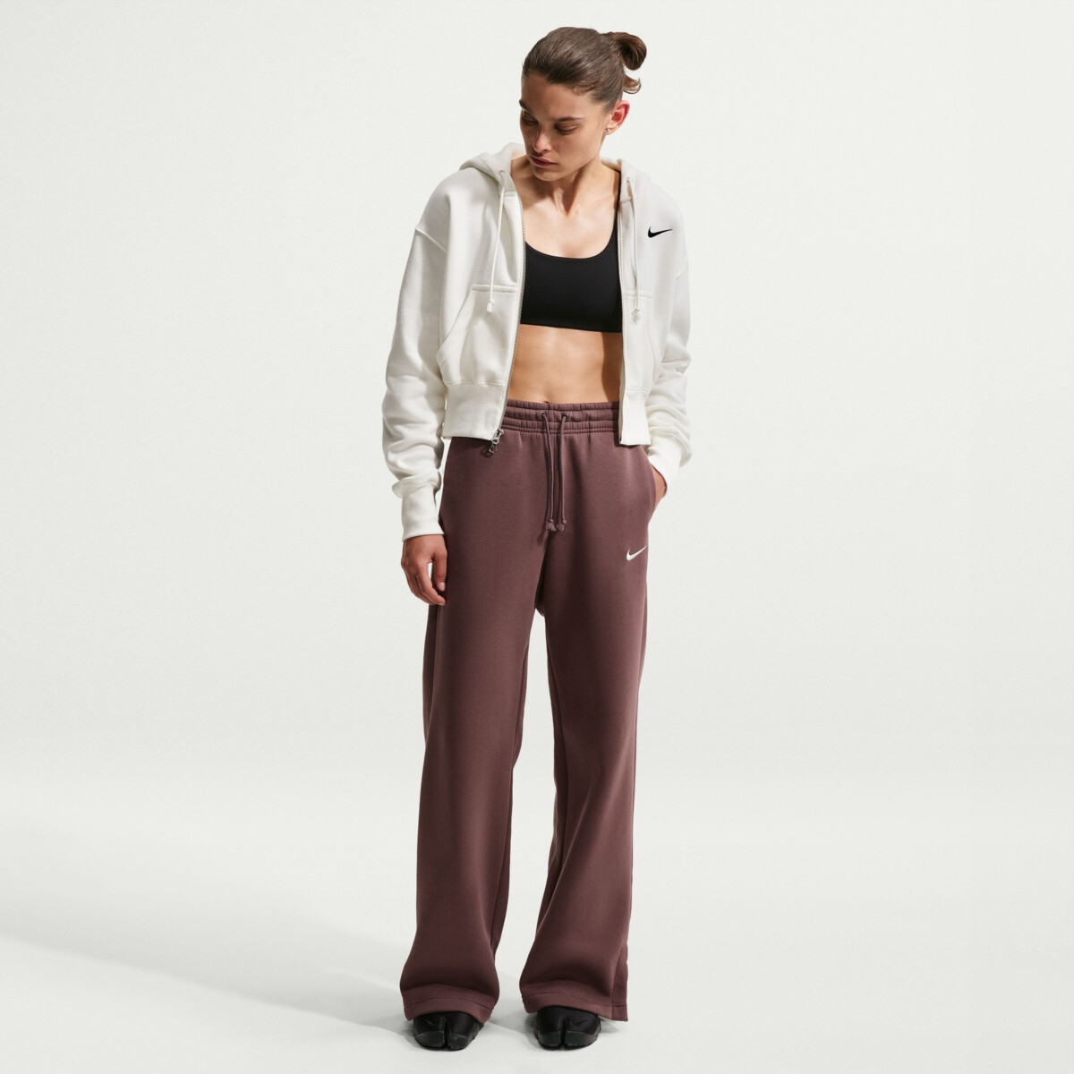 NIKE SPORTSWEAR PHOENIX FLEECE HIGH RISE WIDE-LEG PANTS | Pants