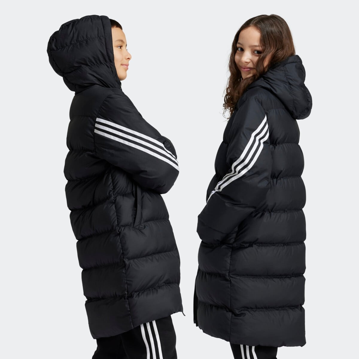 ADIDAS KIDS' FUTURE ICONS LONG PADDED JACKET | Jackets and Parkas