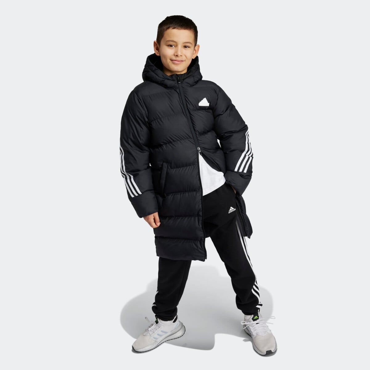 ADIDAS KIDS' FUTURE ICONS LONG PADDED JACKET | Jackets and Parkas