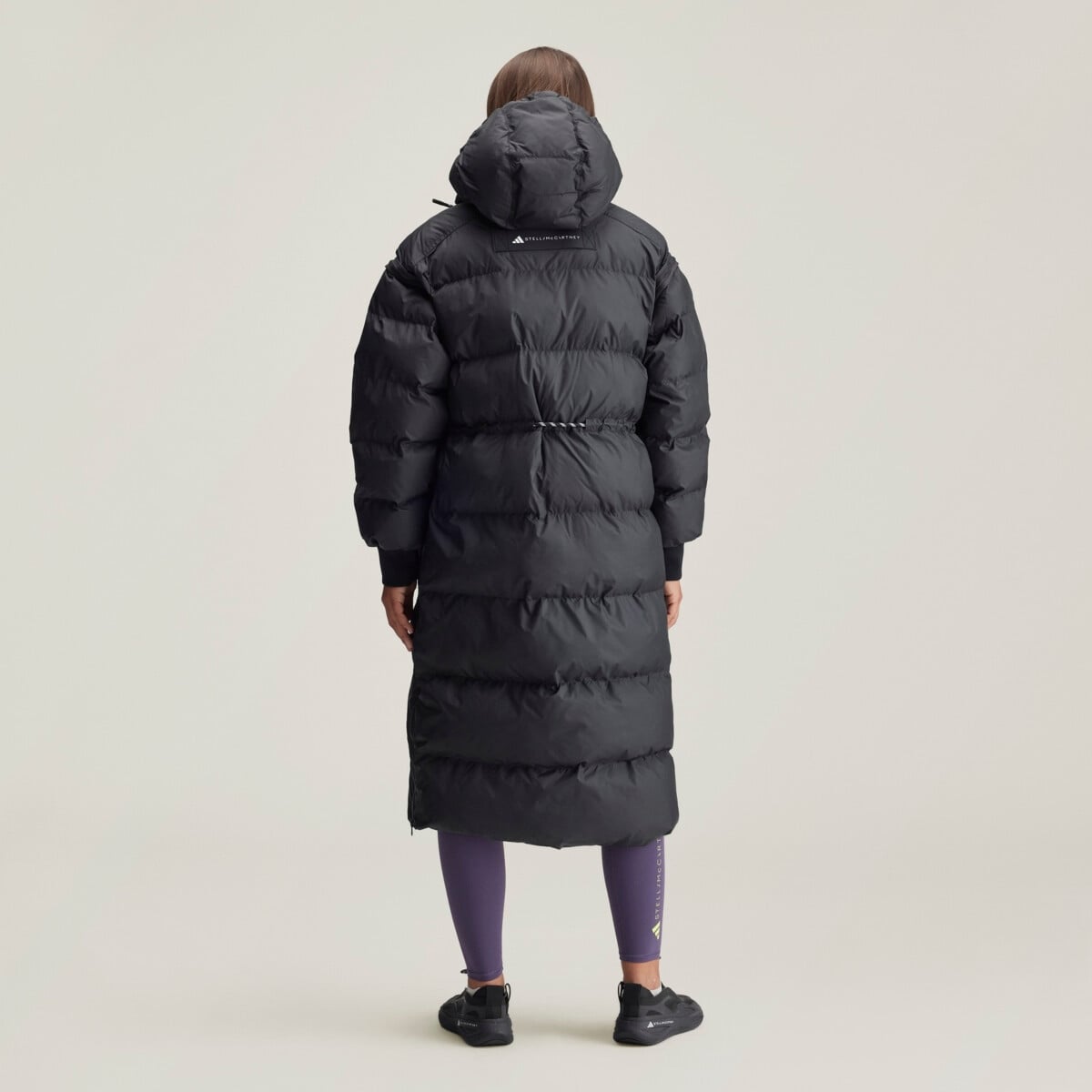 ネイビー 38 STELLA McCARTNEY フードストール付 ロングコート ADIDAS BY STELLA MCCARTNEY LONG PADDED WINTER JACKET | Jackets and