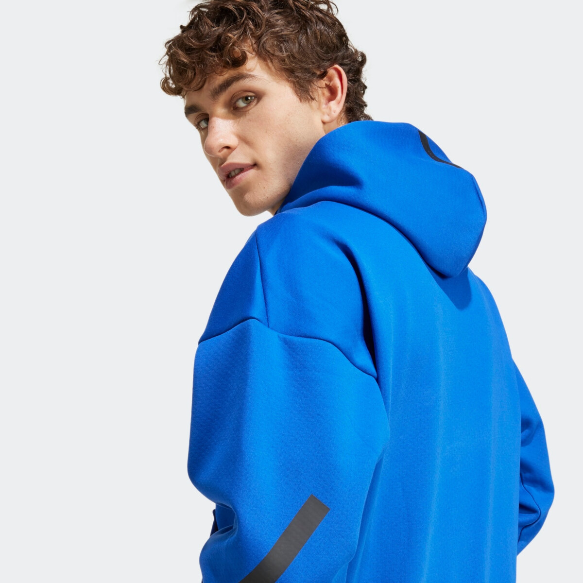 ADIDAS MEN'S NEW ADIDAS MEN'S Z.N.E. FULL-ZIP HOODED TRACK JACKET