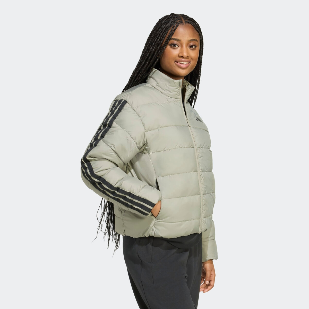 ADIDAS ESSENTIALS CLIMAWARM 3-STRIPES SYNTHETIC DOWN JACKETS