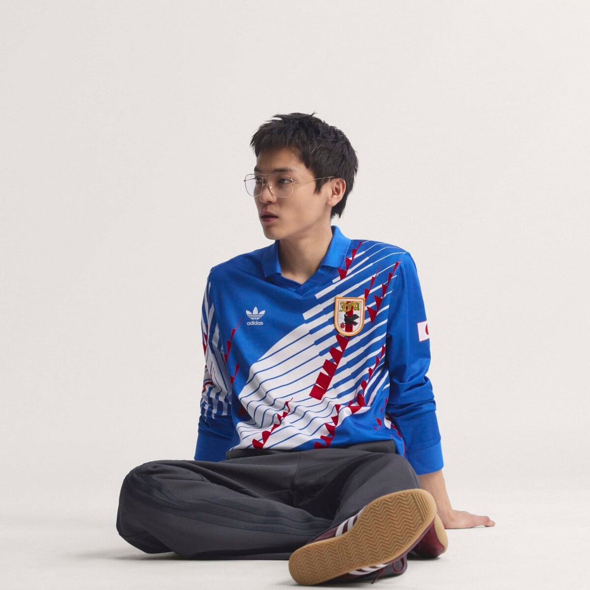 ADIDAS JAPAN HOME LONG SLEEVE JERSEY 1993 | Tops and Shirts