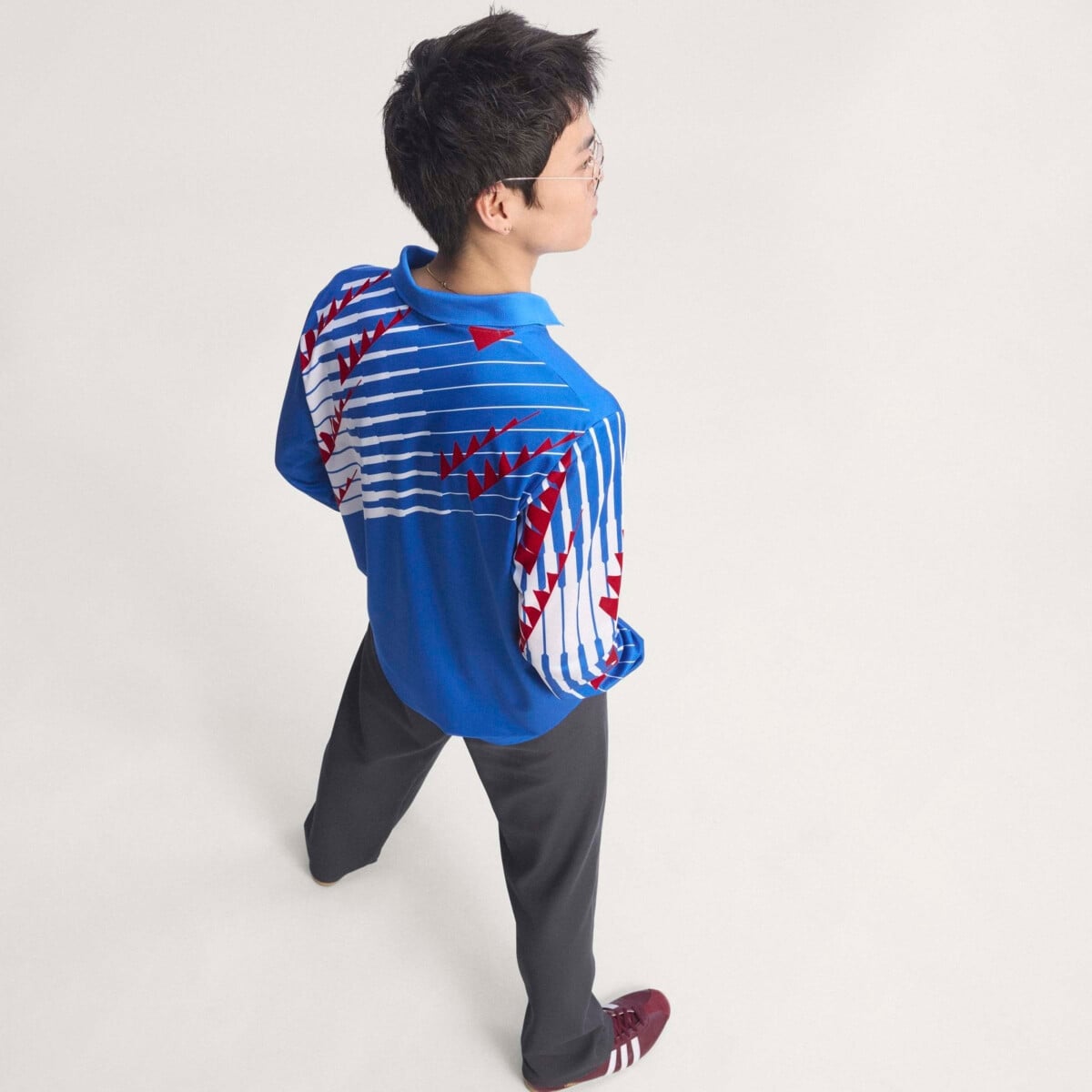 ADIDAS JAPAN HOME LONG SLEEVE JERSEY 1993 | Tops and Shirts