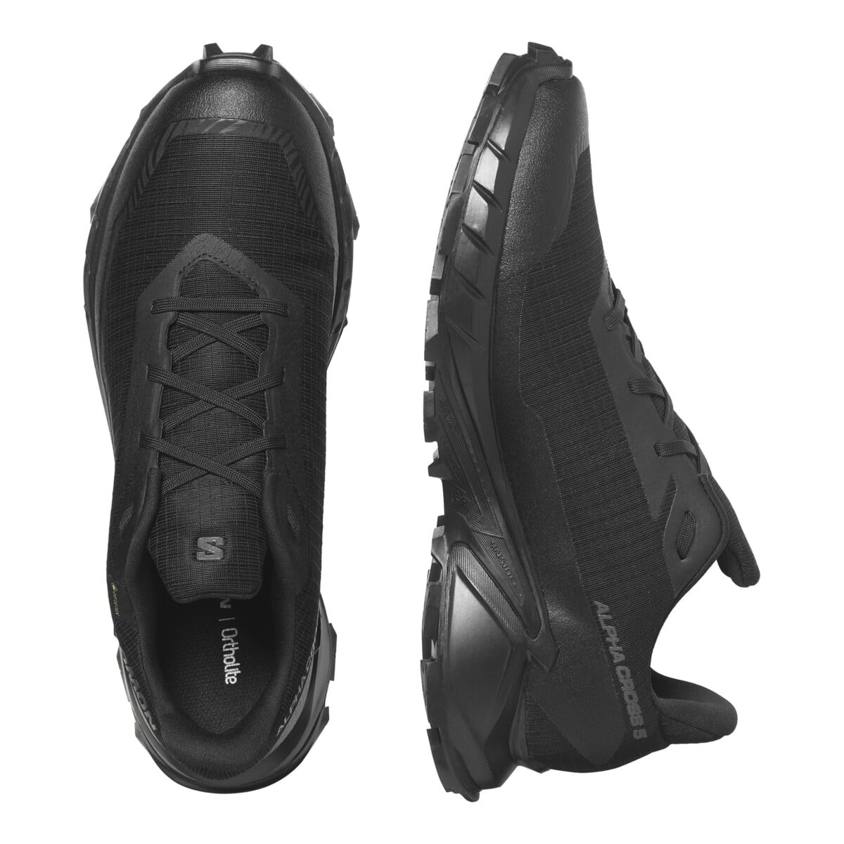 SALOMON MEN'S ALPHACROSS 5 GORE-TEX TRAIL RUNNING SHOES | Running