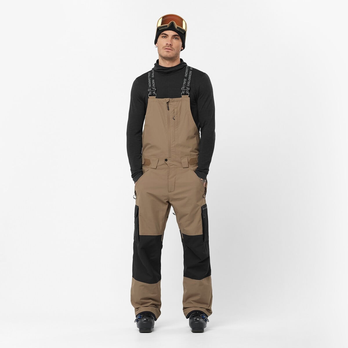 SALOMON サロモン23-24 TRANSFER BIB PANT サイズS SALOMON MEN'S TRANSFER SKI PANTS | Pants | Sportland