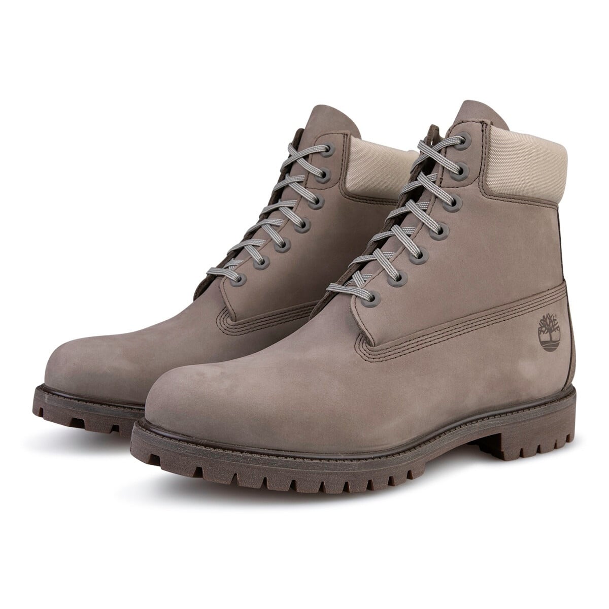Timberland 6-Inch Premium Boots グレー＋ブラウン TIMBERLAND PREMIUM ESPRESSO 6