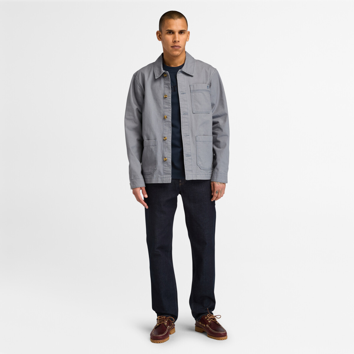 TIMBERLAND MEN'S KEMPSHIRE CANVAS CHORE JACKET | Jackets and