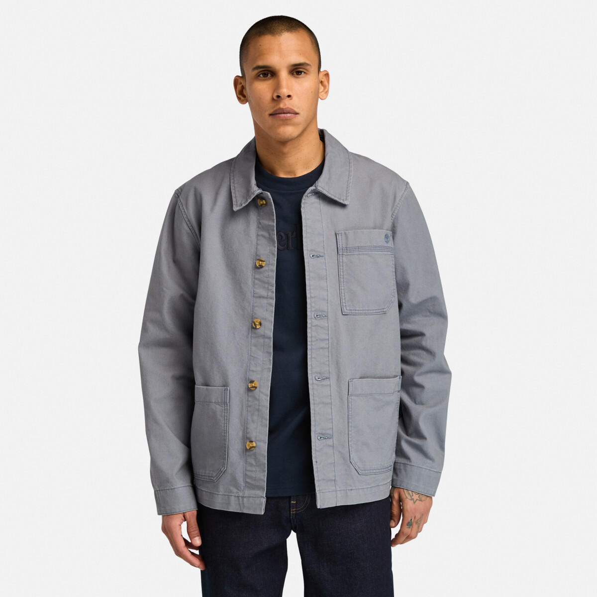 Timberland WorkJacket ジップアップジャケット TIMBERLAND MEN'S KEMPSHIRE CANVAS CHORE JACKET | Jackets and