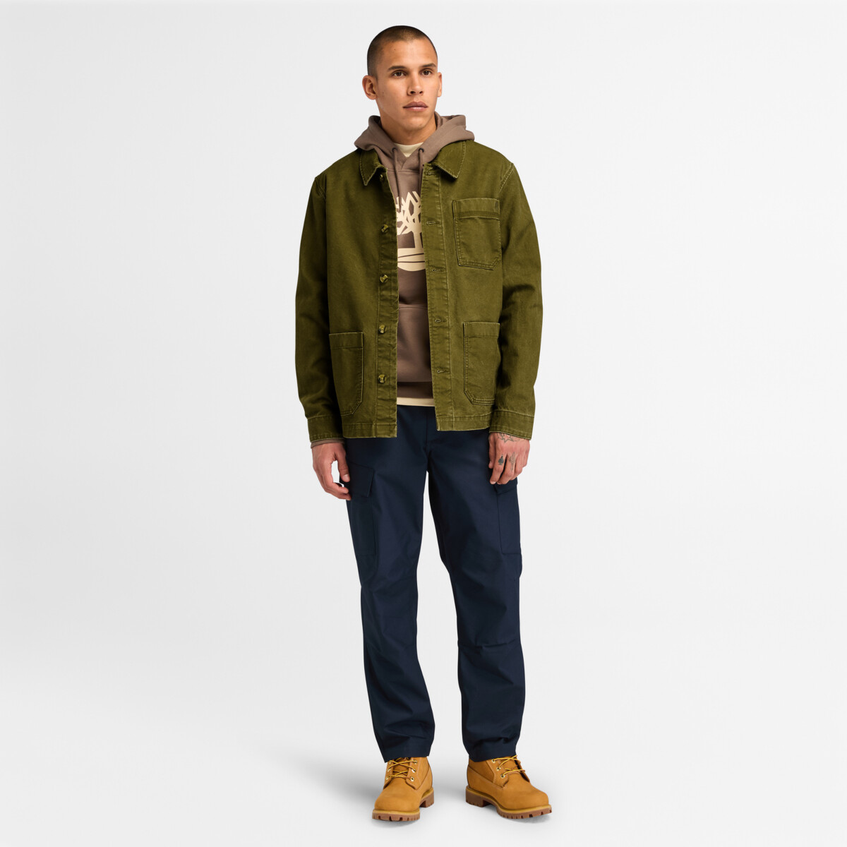 TIMBERLAND MEN'S KEMPSHIRE CANVAS CHORE JACKET | Jackets and