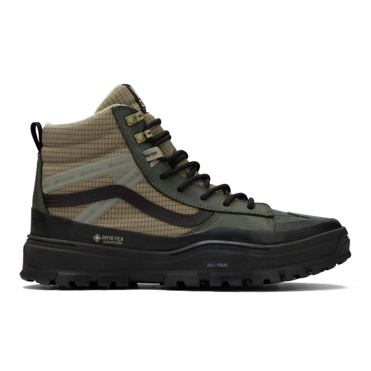 Vans Sk8-Hi MTE-3 Boots Mens 7.5 Duratherm Red‎ Gray Hiking Cold Weather outdoor van-vn000cvs7yo_bitter-  main image 3