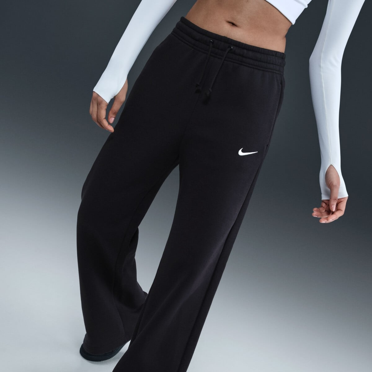 NIKE SPORTSWEAR PHOENIX FLEECE HIGH RISE WIDE-LEG PANTS | Pants