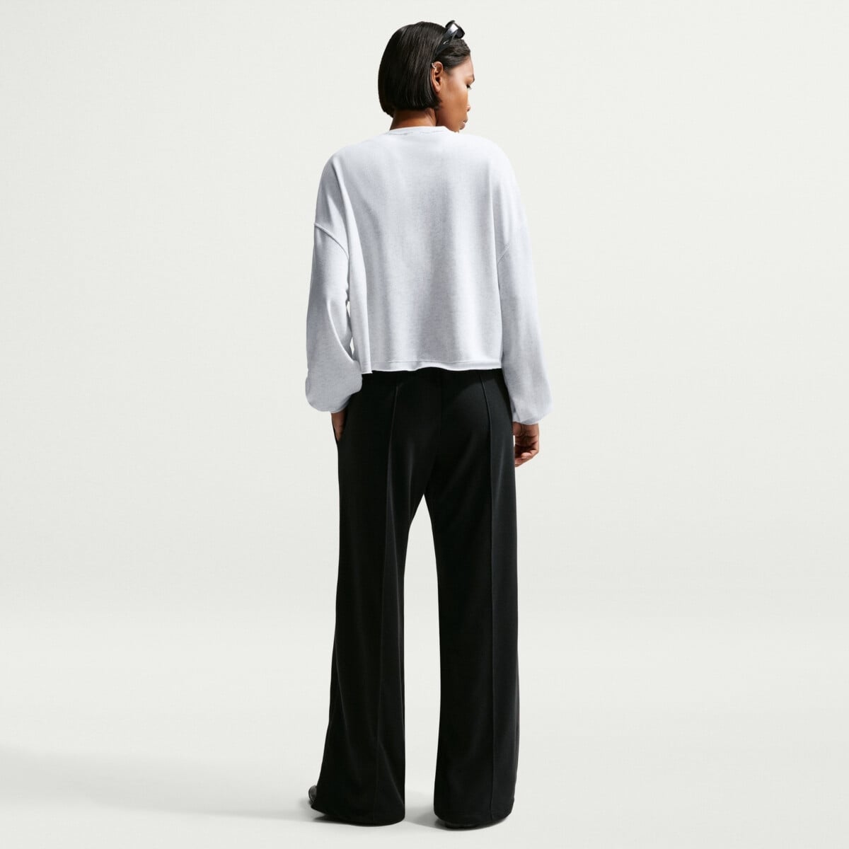 NIKE SPORTSWEAR CHILL TERRY MID RISE FRENCH TERRY OPEN-HEM PANTS