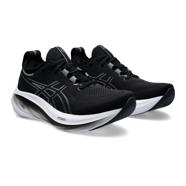 ASICS Mens Gel-Nimbus 26 Black/white Running Shoes Asics Mens Gel Nimbus 26 - Black/Graphite Grey (1011B794-001  main image 2