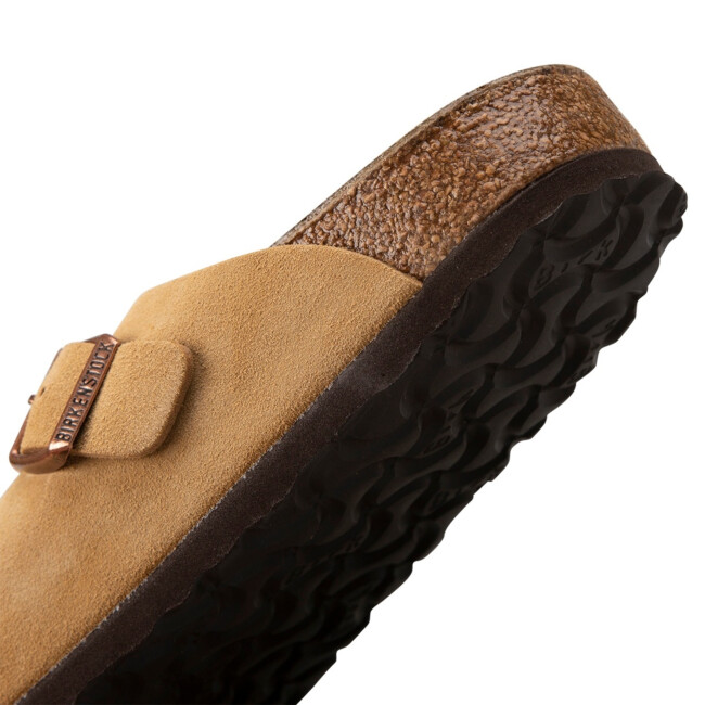 靴 Birkenstock Boston Boston Mixed Leather in Color Concrete Gray | BIRKENSTOCK US