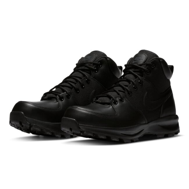 nike manoa leather boots black
