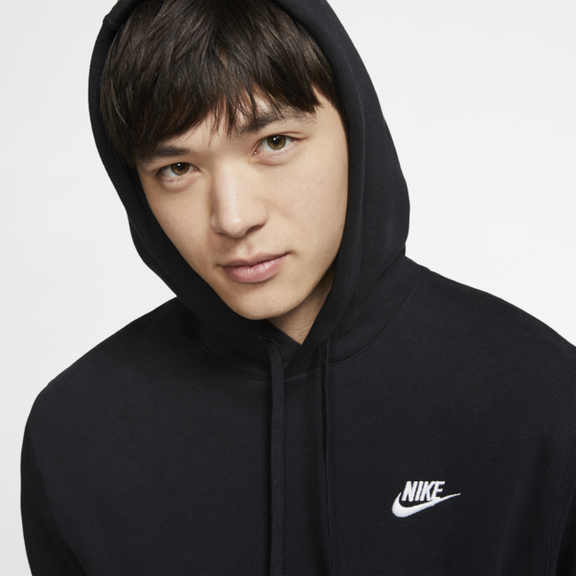 nike clubwear sports fleece hoodie