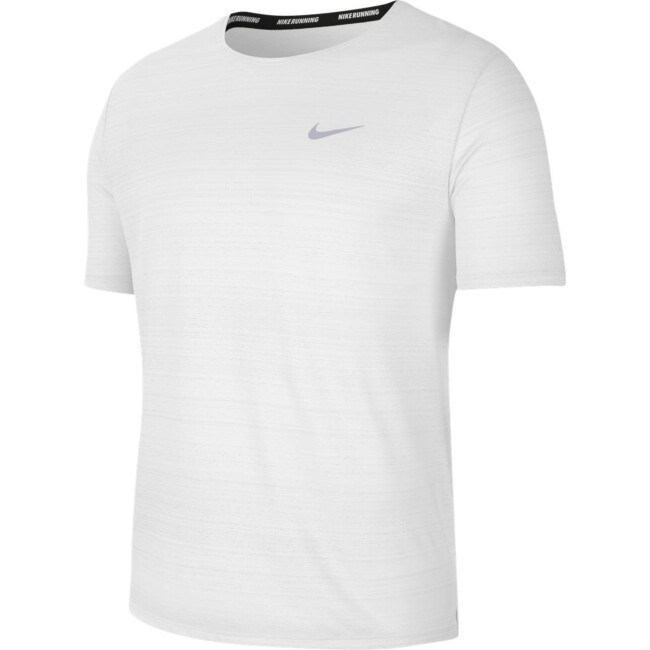 white nike miler top