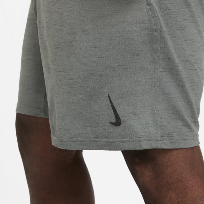 nike yoga shorts in dark grey