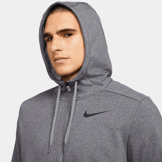 nike dri fit training hoodie full zip