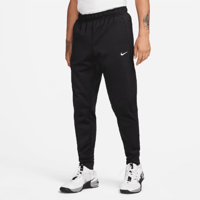 Nike Therma-Fit ブラック ウォームアップパンツ XXL NIKE THERMA THERMA-FIT TAPERED FITNESS PANTS | Pants | Sportland