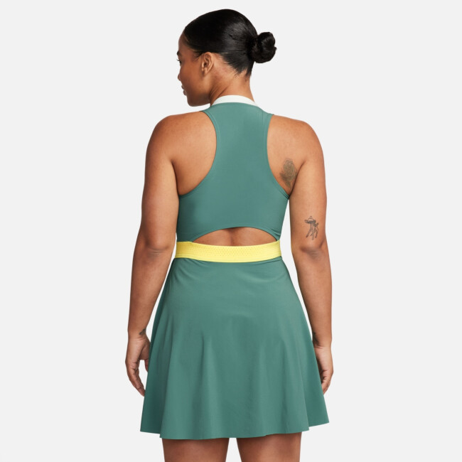 slim fit dress slacks Nike Dri-Fit Advantage Tennis Dress - White/Black main image 0