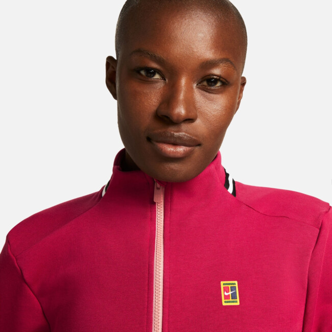 NIKECOURT DRI-FIT HERITAGE FLEECE WOMEN'S TENNIS TOP | Tops and