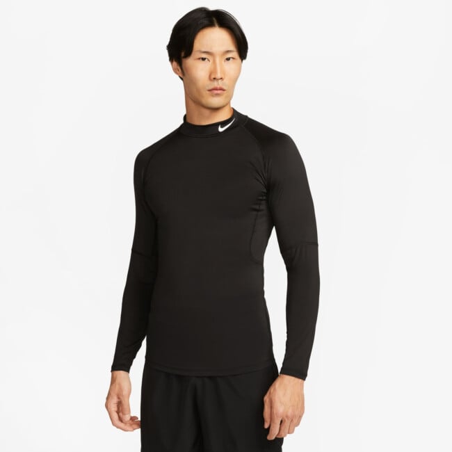 NIKE PRO DRI-FIT FITNESS MOCK-NECK LONG-SLEEVE TOP | Baselayer