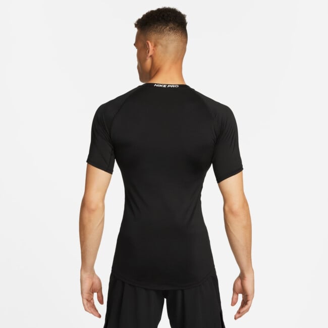 ■Nike■ Pro Dry Fit Tight Short Sleeve Fitness Top M Black Genuine Nike Pro Dry Fit Tight Short Sleeve Fitness Top M