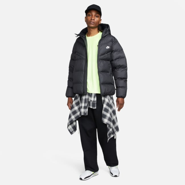 nike down puffer windrunner jacket