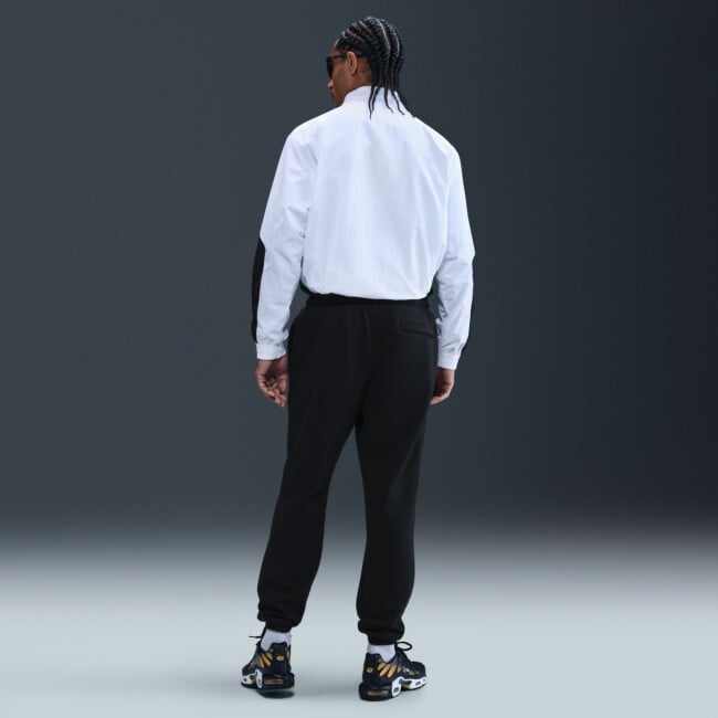 nike club cuffed fleece pants black