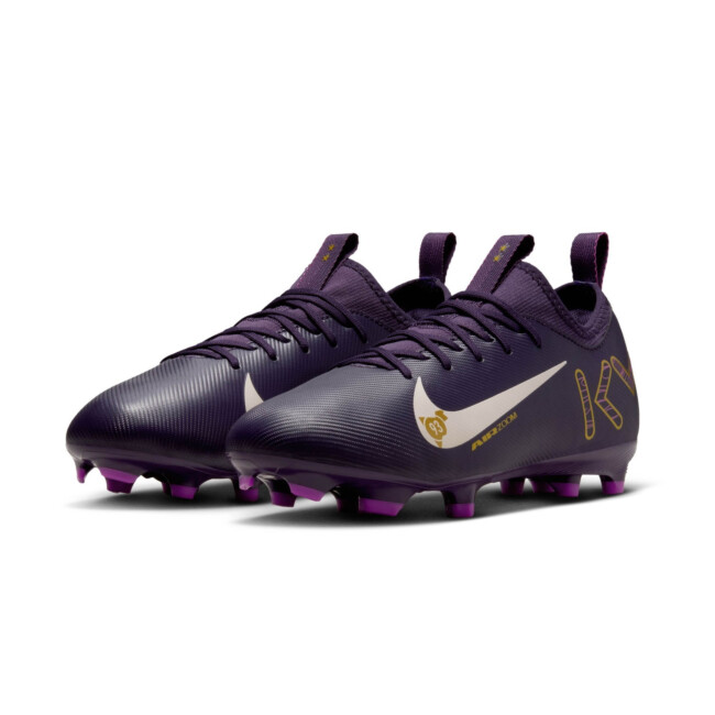 nike purple and gold football cleats