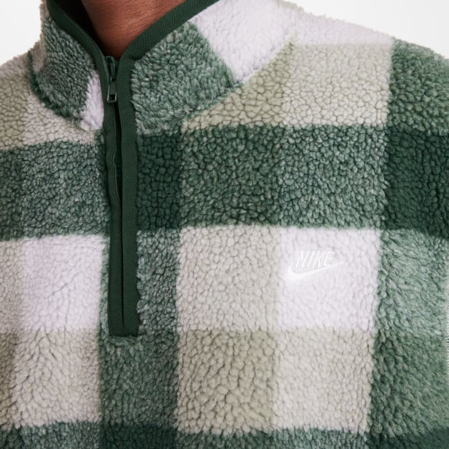 nike sherpa quarter zip mens