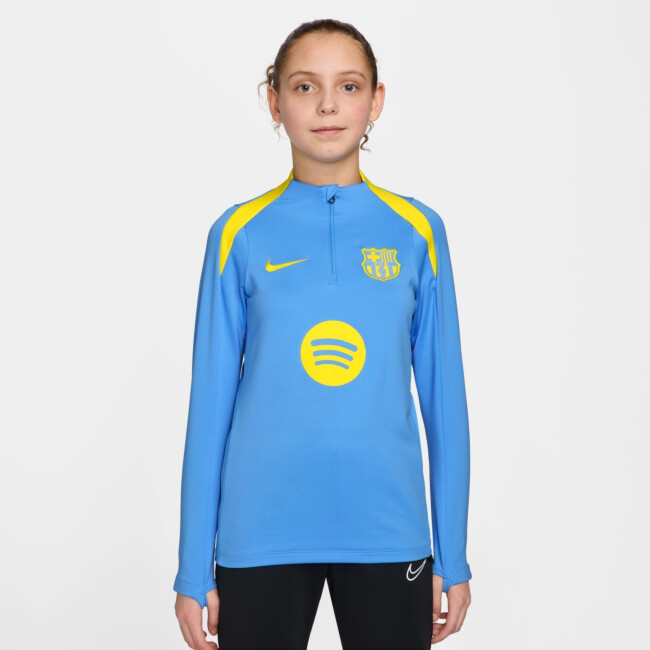 NIKE FC BARCELONA STRIKE FOURTH DRI-FIT FOOTBALL KNIT DRILL TOP