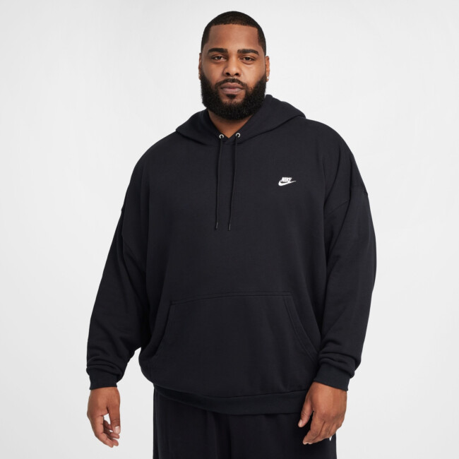 black nike club fleece