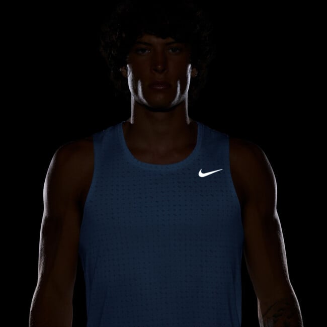 nike running miler racer tank top
