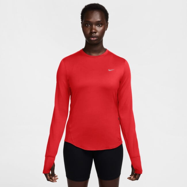 red nike long sleeve shirt womens