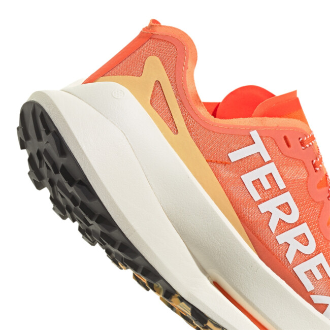adidas gazelle silver green womens Terrex Agravic Speed Ultra Trail Running Shoes Men's Cloud White/Impact Orange/Dash Grey / 9 main image 0