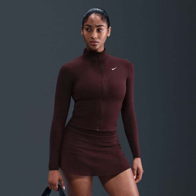 NIKE ONE FITTED DRI-FIT FULL-ZIP JACKET | Tops and Shirts | Sportland