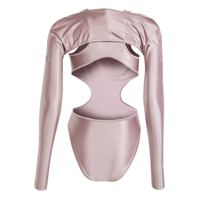 洗練【Stella McCartney】アシンメトリー サテン ミディドレス STELLA MCCARTNEY One-shoulder asymmetric sequined mesh dress