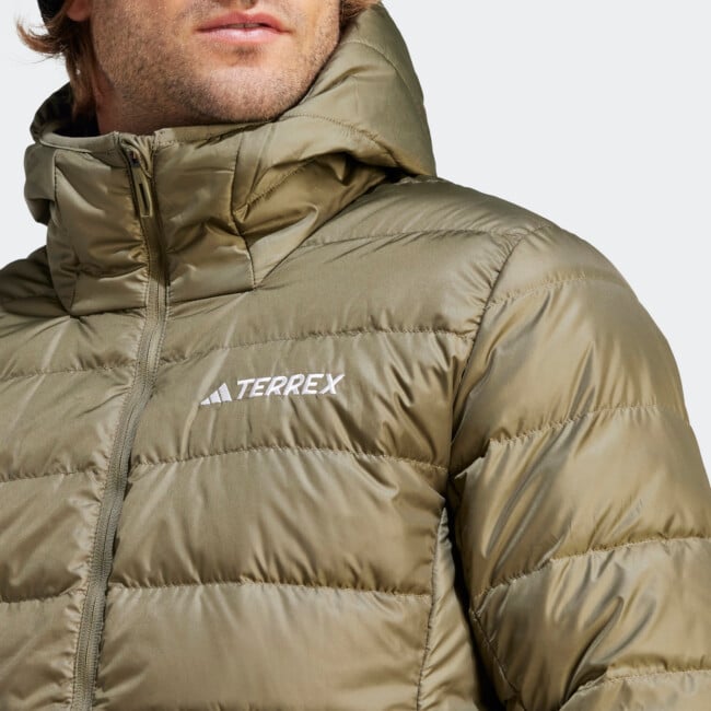 ADIDAS MENS TERREX MULTI LIGHT DOWN HOODED JACKET Jackets and